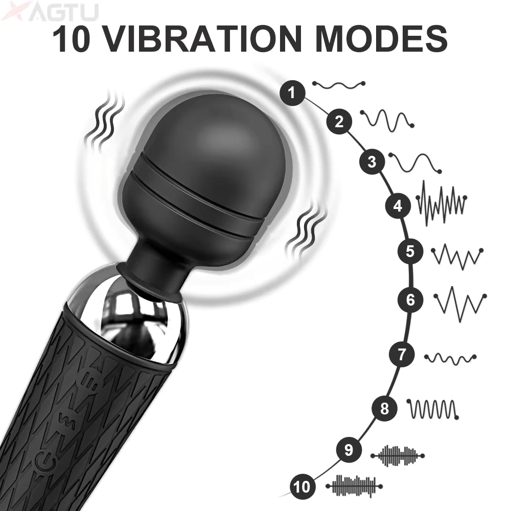 Vibrateur Point G Rechargeable avec Stimulateur Clitoridien – Baguette de Massage Intime Étanche – Sextoy Premium pour Femme