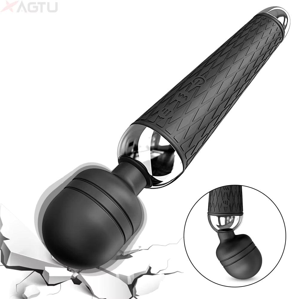 Vibrateur Point G Rechargeable avec Stimulateur Clitoridien – Baguette de Massage Intime Étanche – Sextoy Premium pour Femme