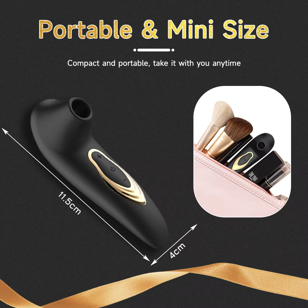 Stimulateur Clitoridien à Succion et Vibrations – Vibrateur Point G Rechargeable – Stimulateur Intime pour Femme – Étanche
