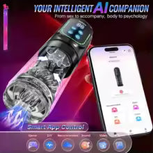 Masturbateur Masculin Automatique Rotatif Étanche – Stimulation par Succion et Rotation – Rechargeable – Accessoire Intime pour Homme