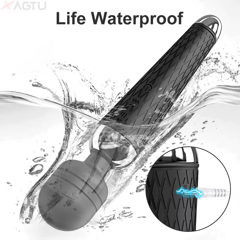 Vibrateur Point G Rechargeable avec Stimulateur Clitoridien – Baguette de Massage Intime Étanche – Sextoy Premium pour Femme